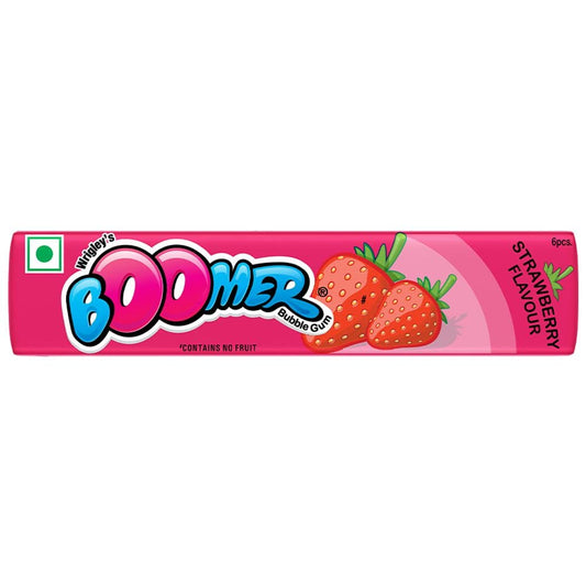 Boomer Strawberry Bubblegum - 6 pck