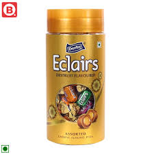 Eclairs Dryfruit Flavour Assorted - Pack of 10